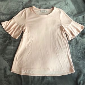 Light Pink Bell Sleeve Tee